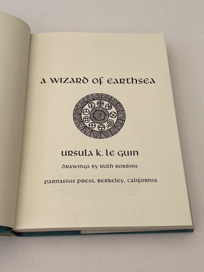 A Wizard of Earthsea by Ursula K. Le Guin, Parnassus Press (1968) 3