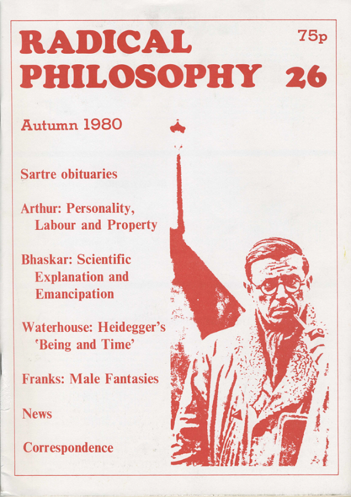 Radical Philosophy 26, Autumn 1980