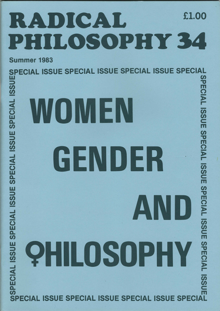 Radical Philosophy 34, Summer 1983