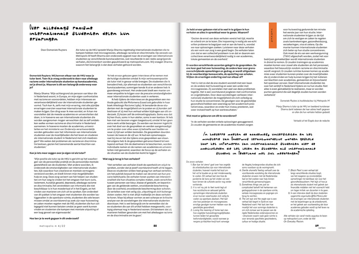 Metropolis M, no. 4, 2022, “Roleplay &amp; Eindexamens” 6