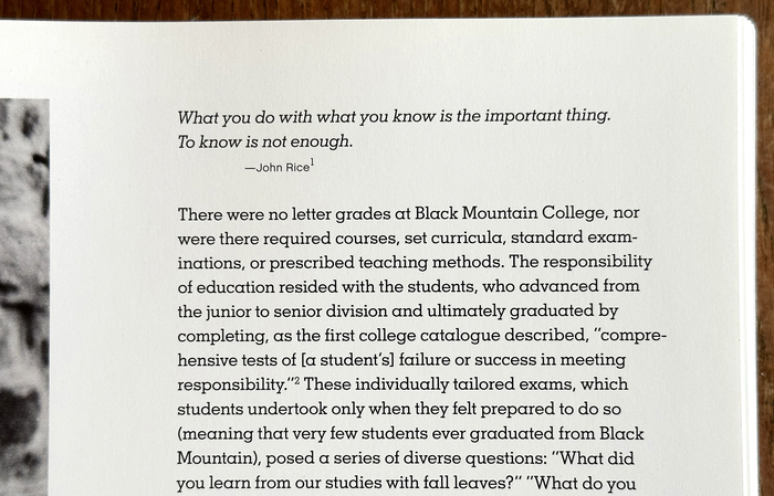 Leap Before You Look: Black Mountain College 1933–1957 by Helen Molesworth with Ruth Erickson 5