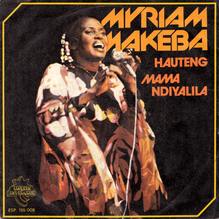Miriam Makeba – “Hauteng” French single cover