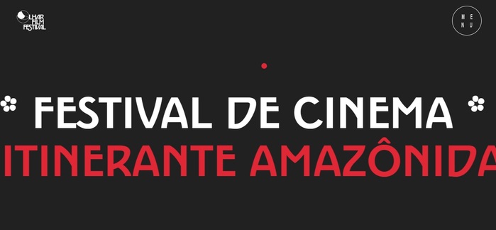 Footer of Festival Olhar's home page