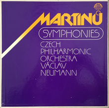 Czech Philharmonic Orchestra  – <cite>Martinů. Symphonies </cite>album art