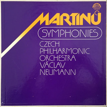 Czech Philharmonic Orchestra  – <cite>Martinů. Symphonies </cite>album art