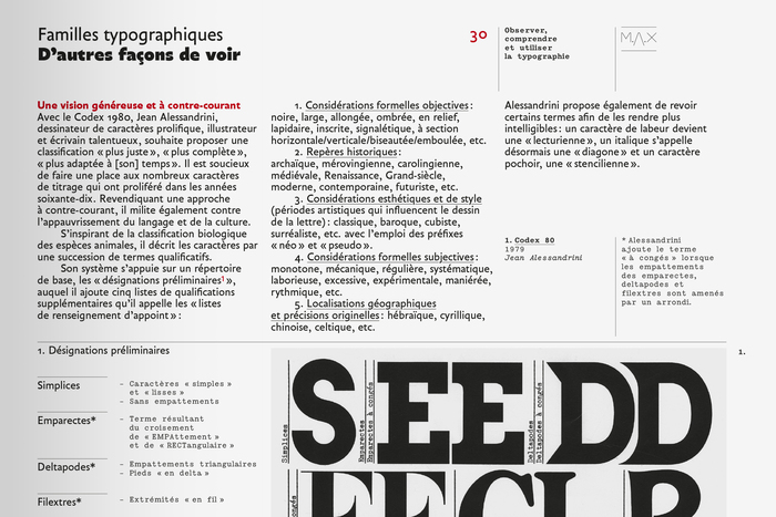 Observer, comprendre et utiliser la typographie, M.A.X #3 10