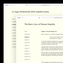 <cite>The Basic Laws of Human Stupidity</cite> website