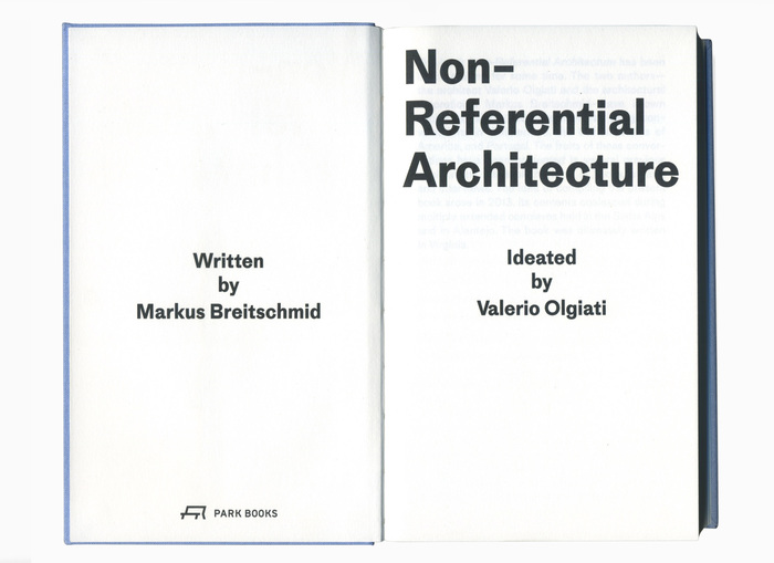 Non-Referential Architecture 2