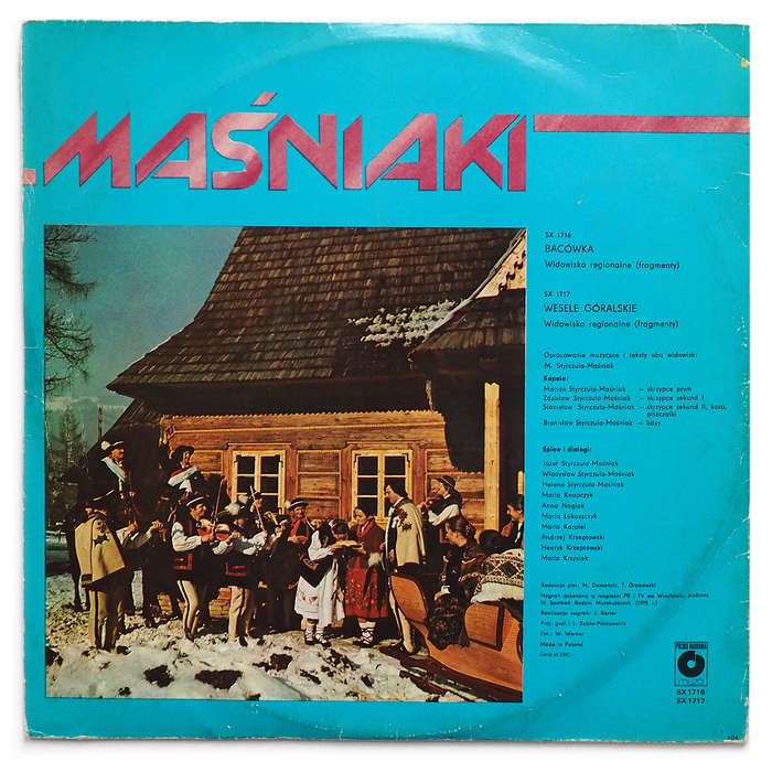 Maśniaki – Maśniaki (Zespół z Zakopanego) album art 2