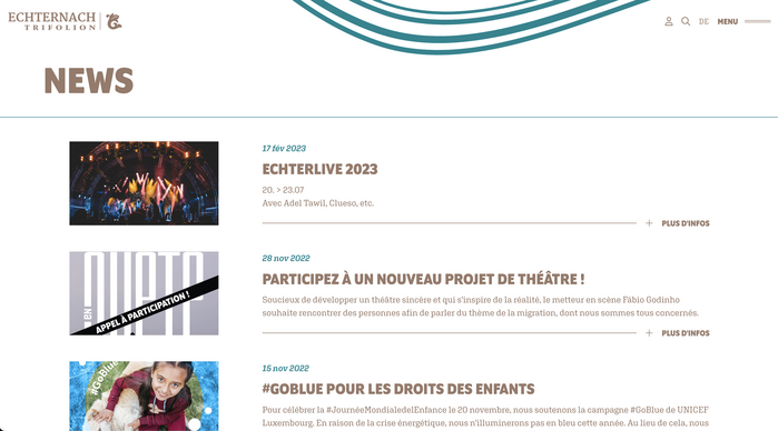 Trifolion Echternach visual identity 6