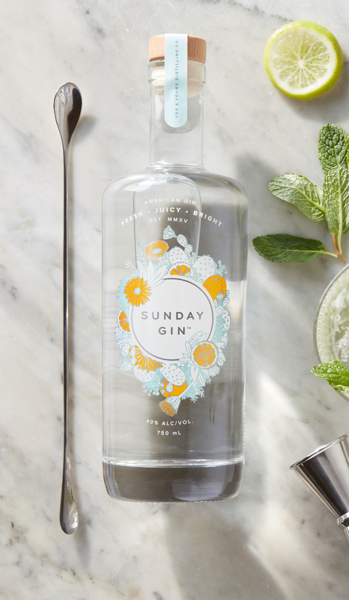 You and Yours Distilling Co. Gin and Vodka 3