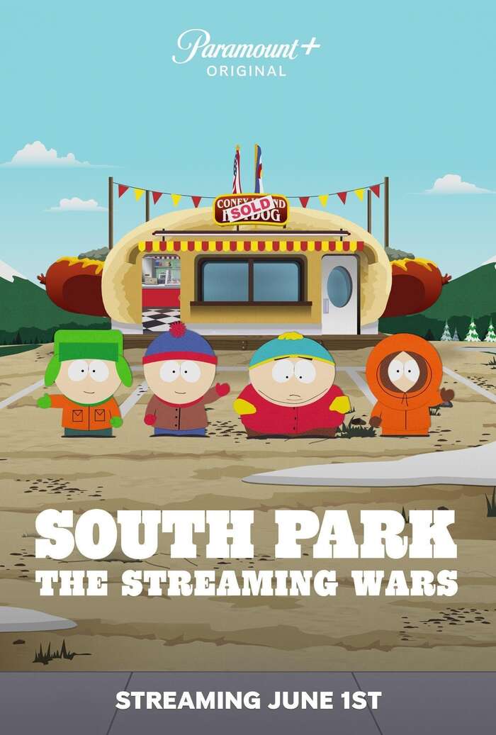 Poster for the TV special South Park: The Streaming Wars, 2022