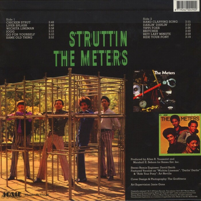 The Meters – Struttin’ album art 2