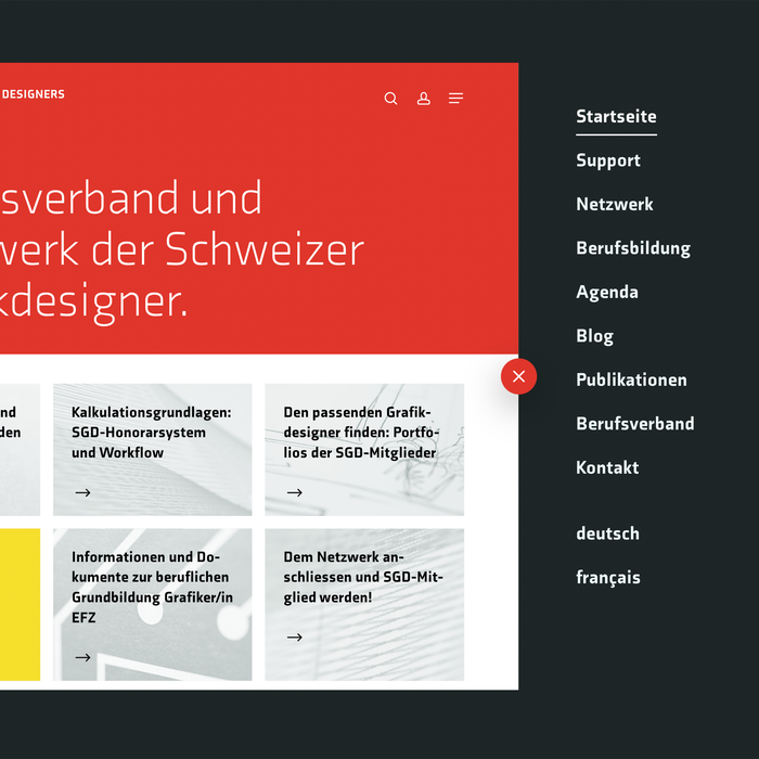 SGD Swiss Graphic Designers website 2