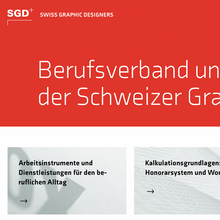 SGD Swiss Graphic Designers website