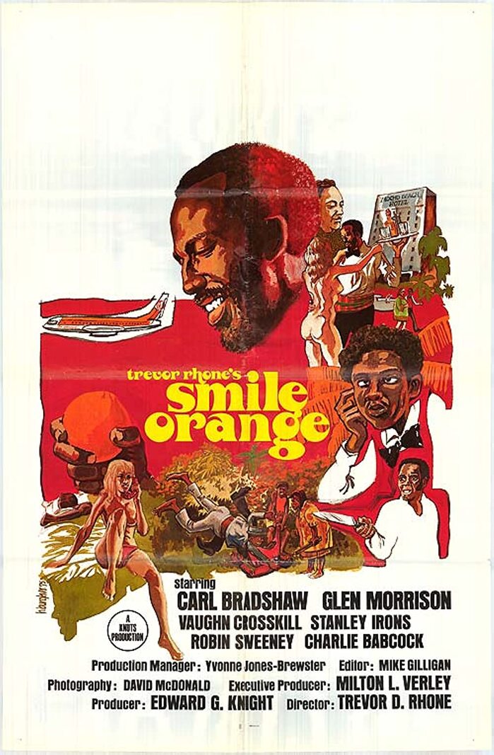 Movie poster with illustration by Huntley Burgher