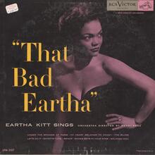 Eartha Kitt – <cite>That Bad Eartha</cite> album art