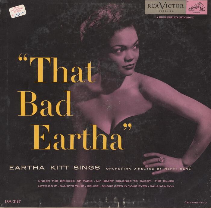 Eartha Kitt – That Bad Eartha album art