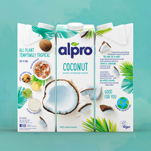 Alpro packaging and website
