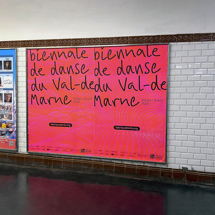 Biennale de danse du Val-de-Marne identity 2023 7