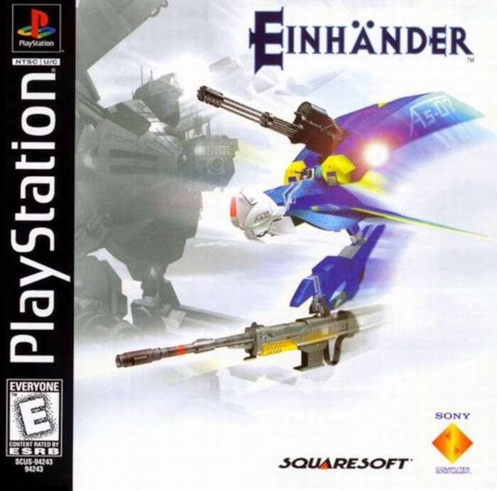 Einhänder cover, North American version, with a solid version of the logo