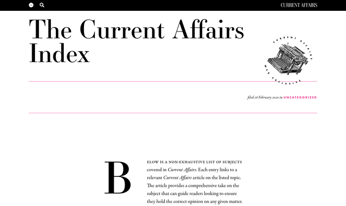 Current Affairs magazine website 5