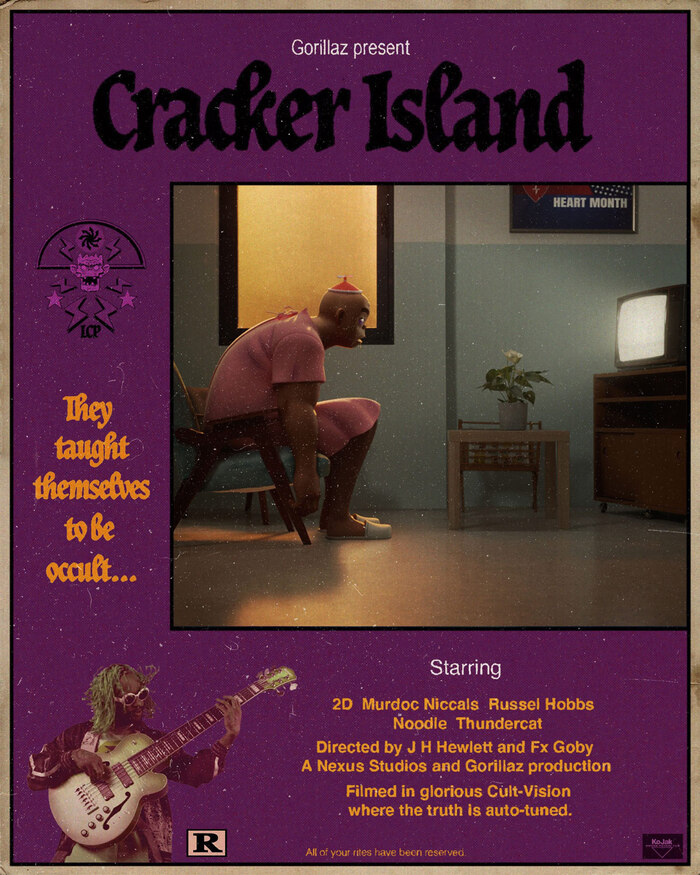 Gorillaz – Cracker Island album art and World Tour 2022 9