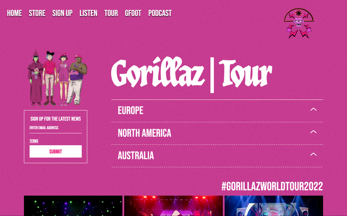 Gorillaz – Cracker Island album art and World Tour 2022 13