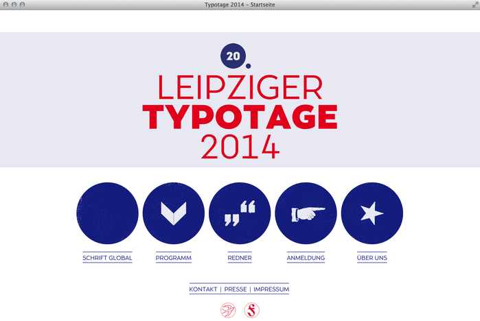 Leipziger Typotage 2014 website 1