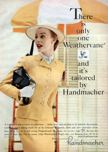 Handmacher ad: “There is only one Weathervane”