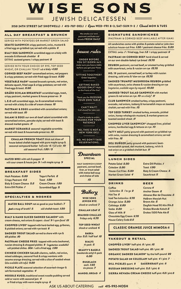 wise-sons-jewish-delicatessen-menu-fonts-in-use