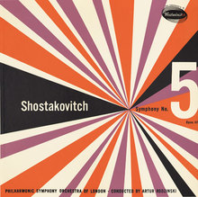 <cite>Shostakovitch Symphony No. 5 </cite>album art