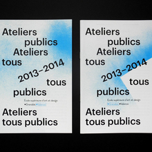 Ateliers tous publics 2013–2014