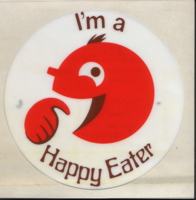 Promo sticker with “I’m a” added in a different font