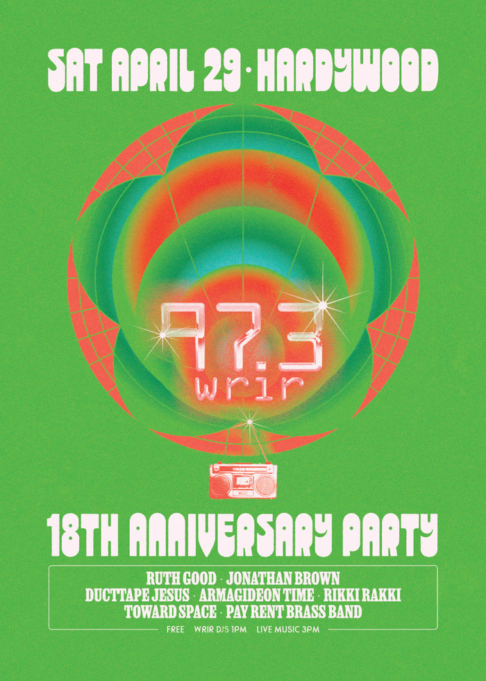 WRIR 18th Anniversary Party poster 1