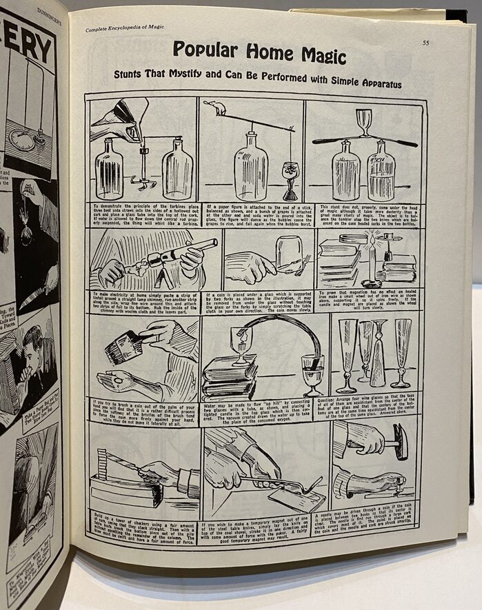 The book interior features various typefaces. This page has  and .