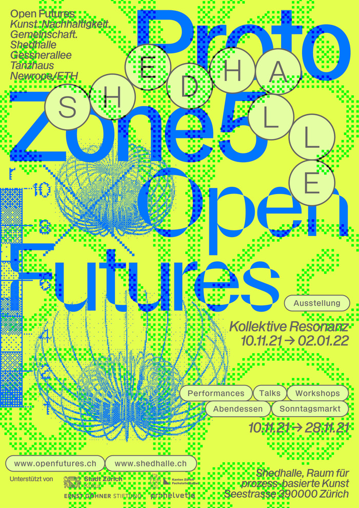 The Open Futures poster additionally uses .
