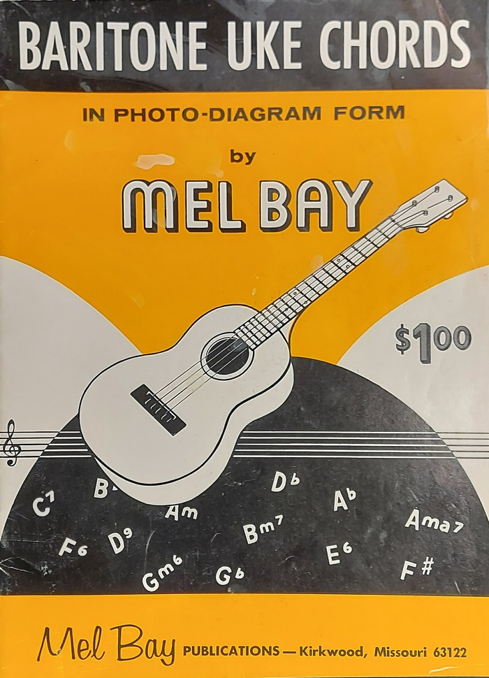 Baritone Uke Chords In Photo-Diagram Form, 1961