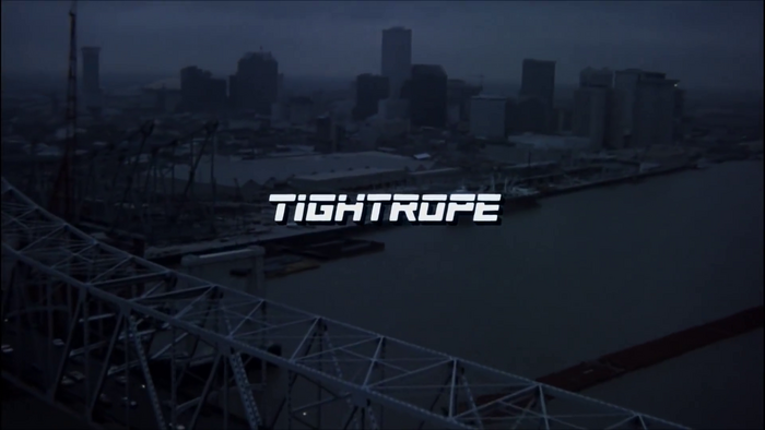 Film’s title, possibly custom lettering or an unidentified type. Similar to the logo seen on the film’s poster, designed by Bill Gold.