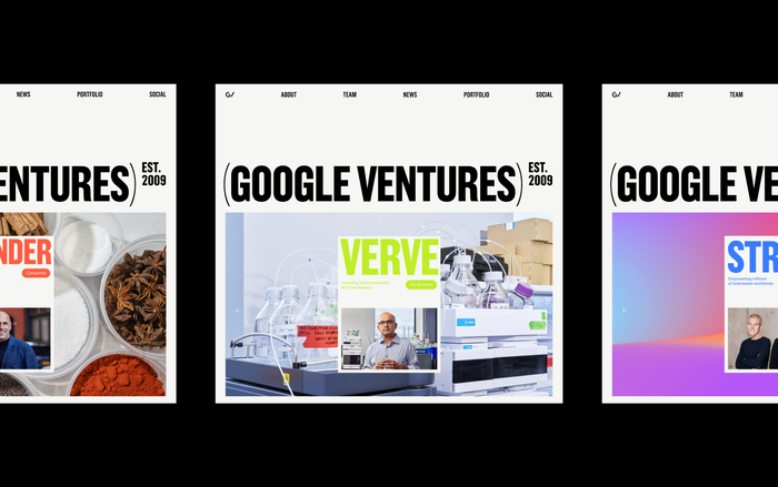 GV (Google Ventures) website 1