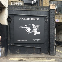 <cite>Makers House </cite>exhibition by Burberry