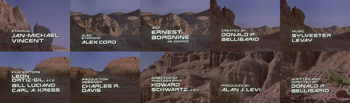 Extended title sequence as seen in the pilot episode, Shadow of the Hawke.