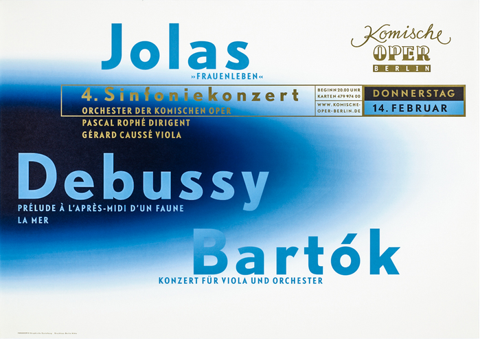 Komische Oper posters, 2001–2002 4