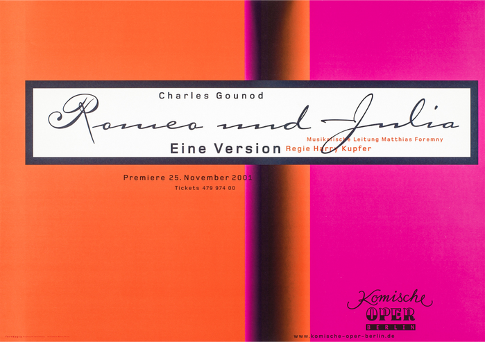 Komische Oper posters, 2001–2002 2