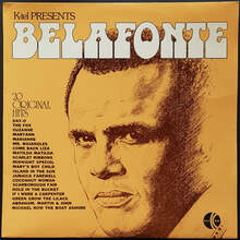Harry Belafonte – <cite>K·tel Presents Belafonte</cite> album art