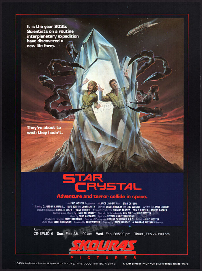 Star Crystal poster and print ad 2