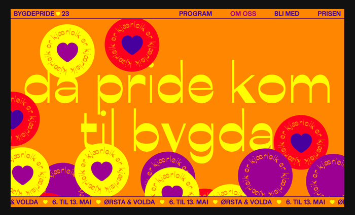 Bygdepride website 2