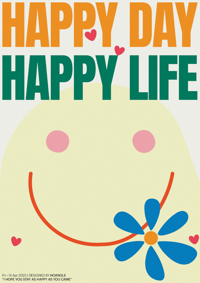 “Happy Day, Happy Life” birthday card
