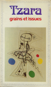 <span><cite>Grains et issues</cite> by Tristan Tzara (Garnier-Flammarion)</span>
