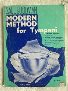 <cite>Modern Method for Tympani</cite> by Saul Goodman